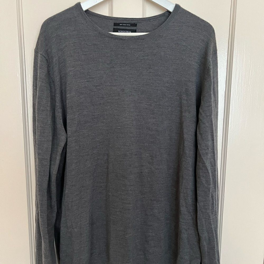 NORDSTROM Men’s Sweater - 100% Italian Merino Wool Sweater